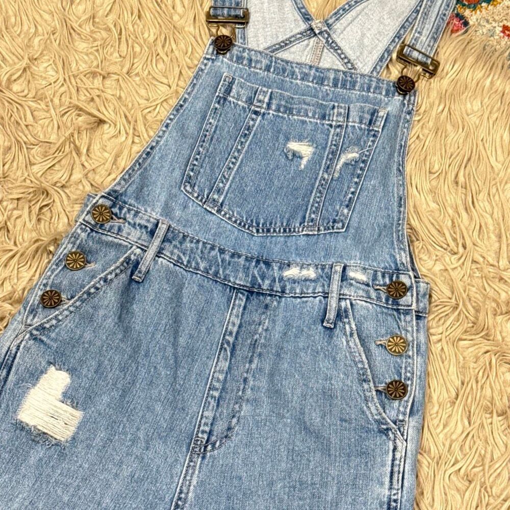 Show me your Mumu wide leg flare overalls size small - Picture 6 of 8
